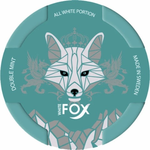 White Fox Nicotine Pouch – 15mg - Double mint